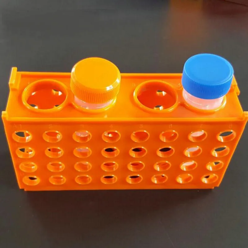 1Pcs Plastic 0.5ml/1.5ml/10/15ml/50ml Multifunctional Centrifuge Tube Rack Freezing Test Tube Rack Available On Four Sides