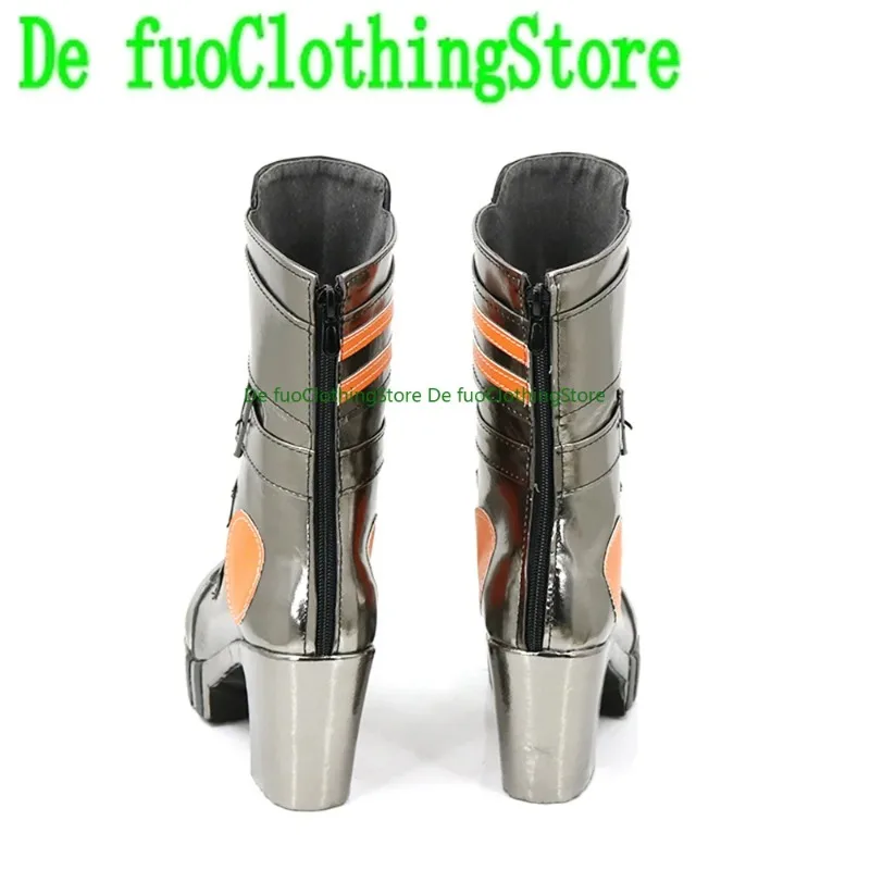 Defuo pinha arknights cosplay sapatos botas jogo anime jogo rpg festa de halloween adereços sapatos botas