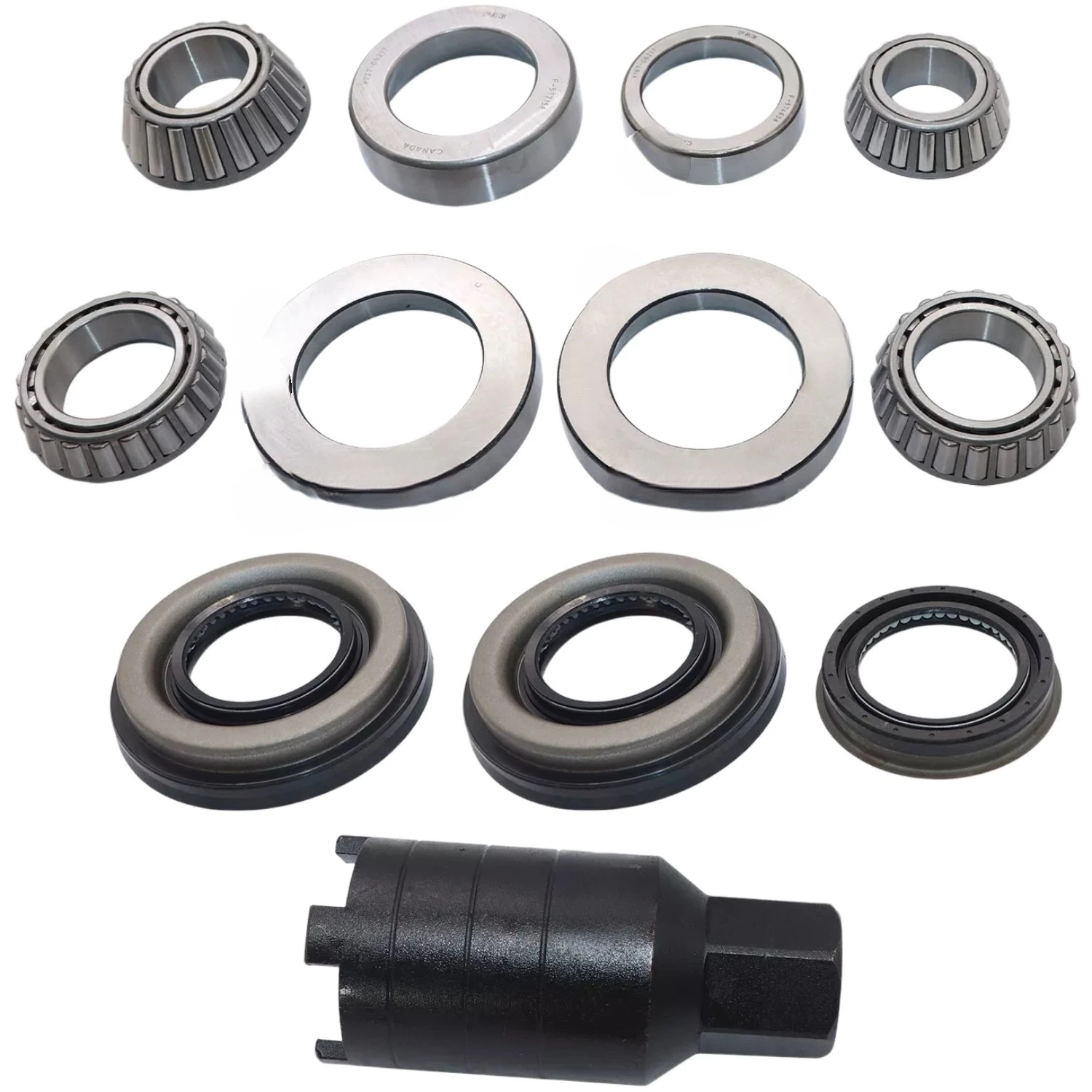 

Rear Differential Bearing Repair Kit With Removal Tool For Cadillac ATS CTS F-577158 F-574658 22993016 92230584 LM50134R