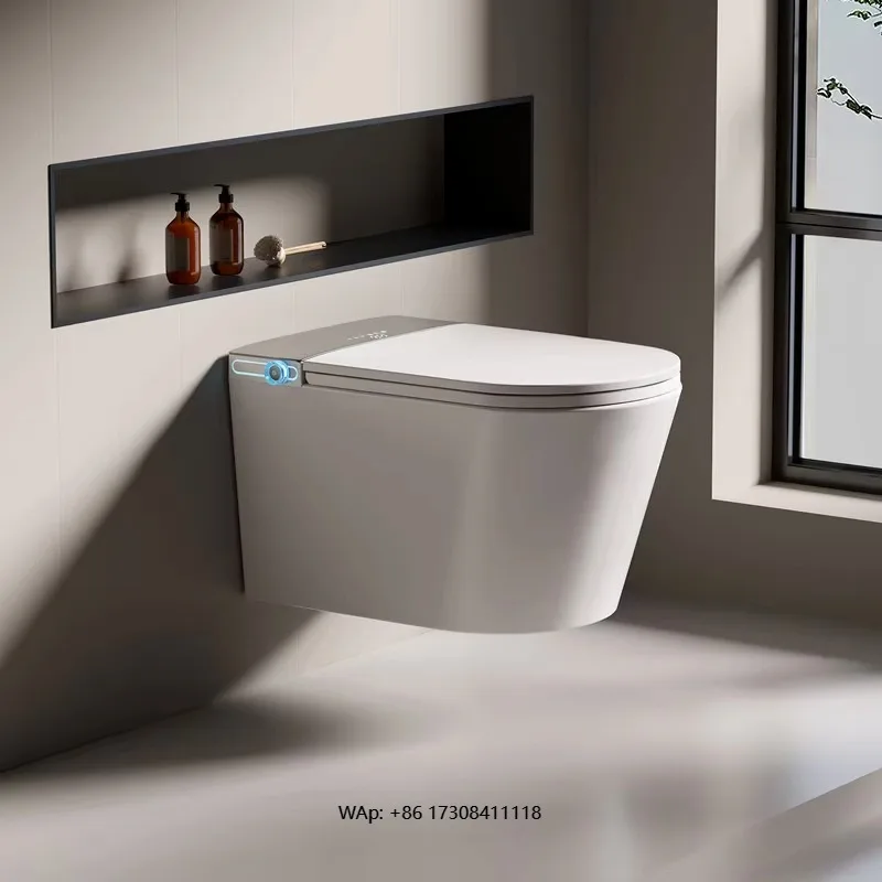Wall-Mounted Smart Toilet - Heated Seat Radar Sensor Auto Flush Rear Washing Modern New Model