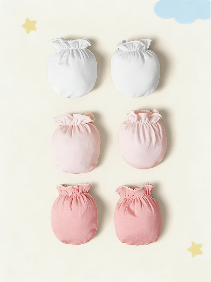 3 أزواج من القفازات العادية لل - مراجعة Baby Mittens Scratch وسعره