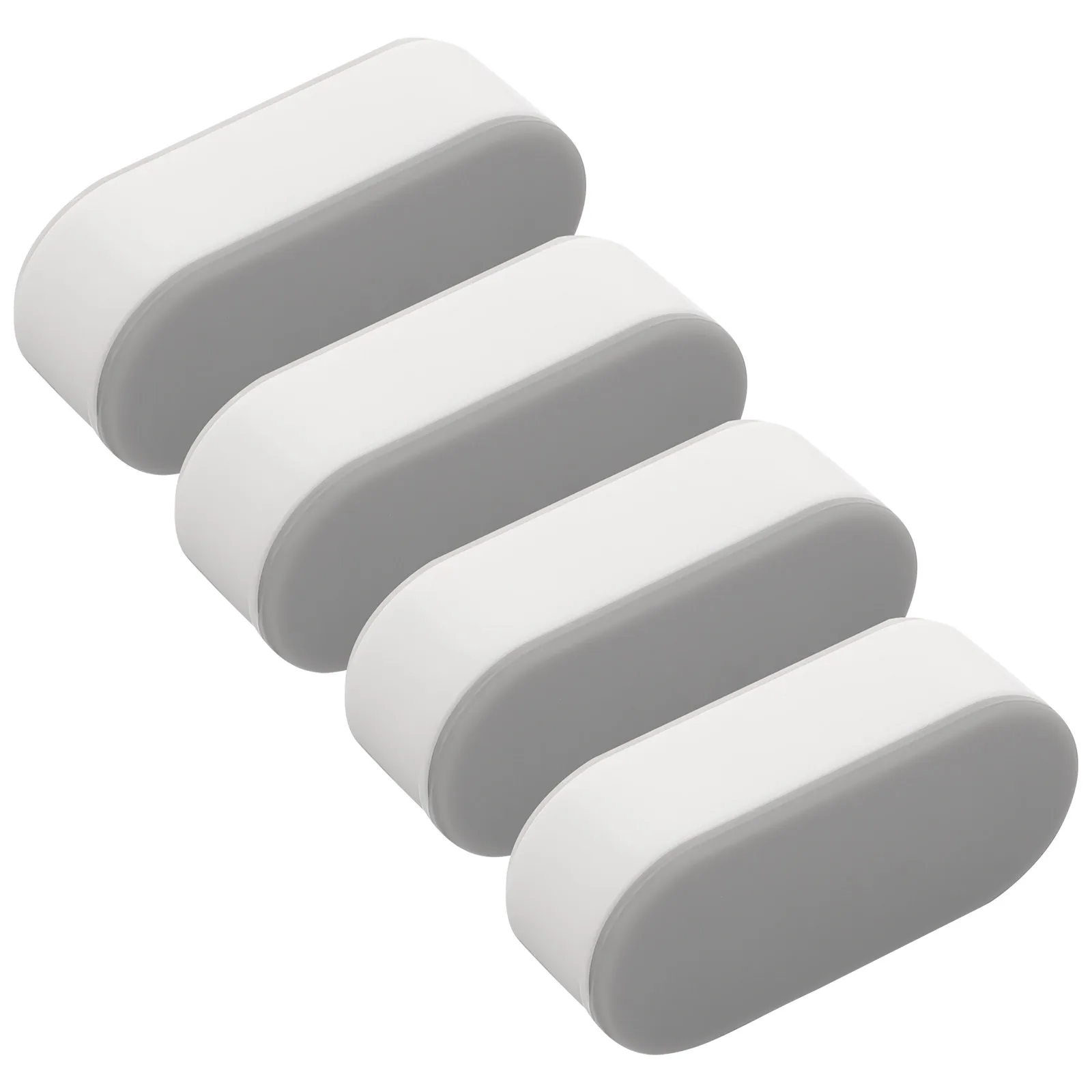 

4Pcs Heavy Duty Toilet Lid Bumper Pad Soft Rubberized Cushioning Gasket for Seat Cover Shock Absorbing Replacement Accessory Kit