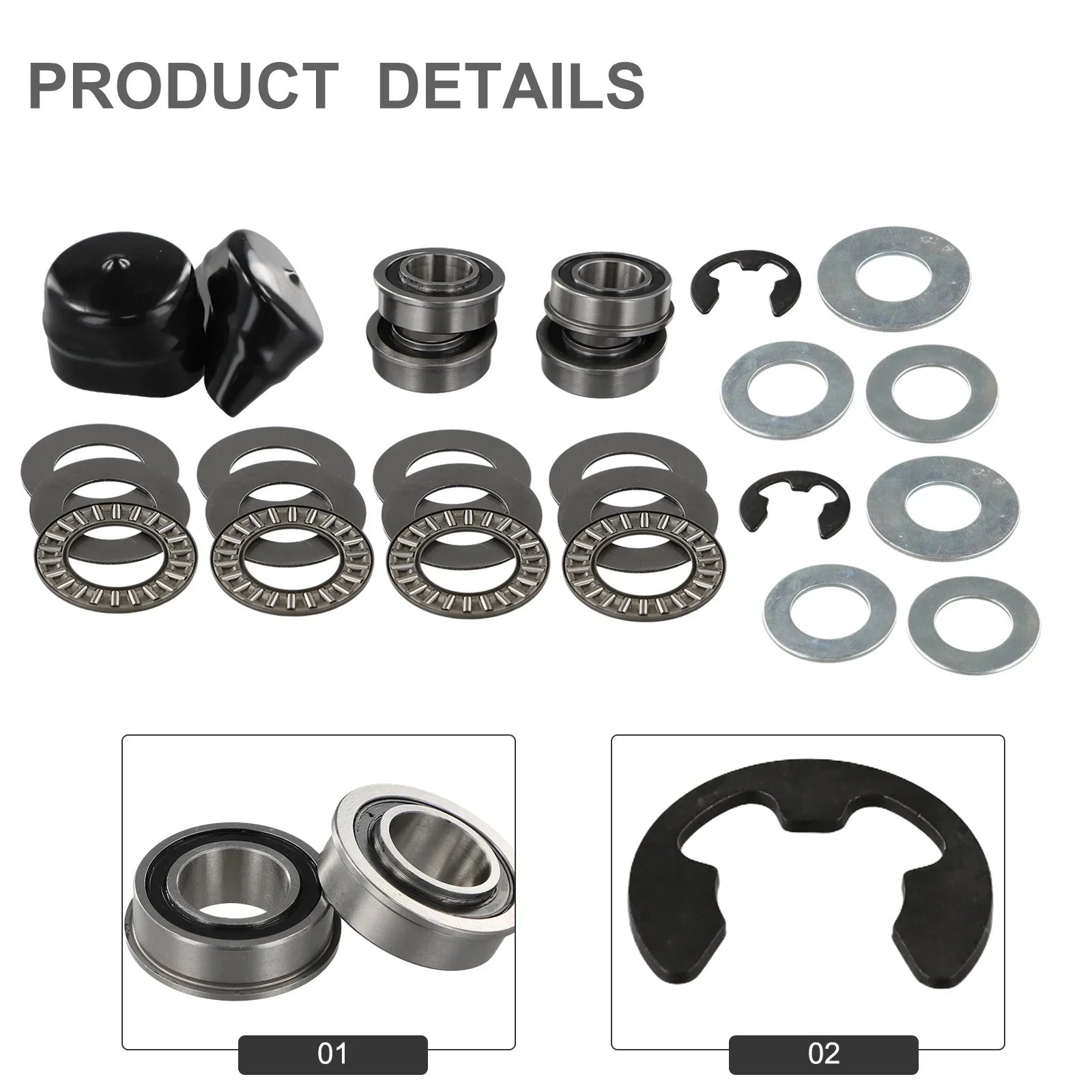 Perfect Compatibility Front Wheel Bushing Bearing for Craftsman Riding Lawn Mower 9040H 532009040 532124959 M123811