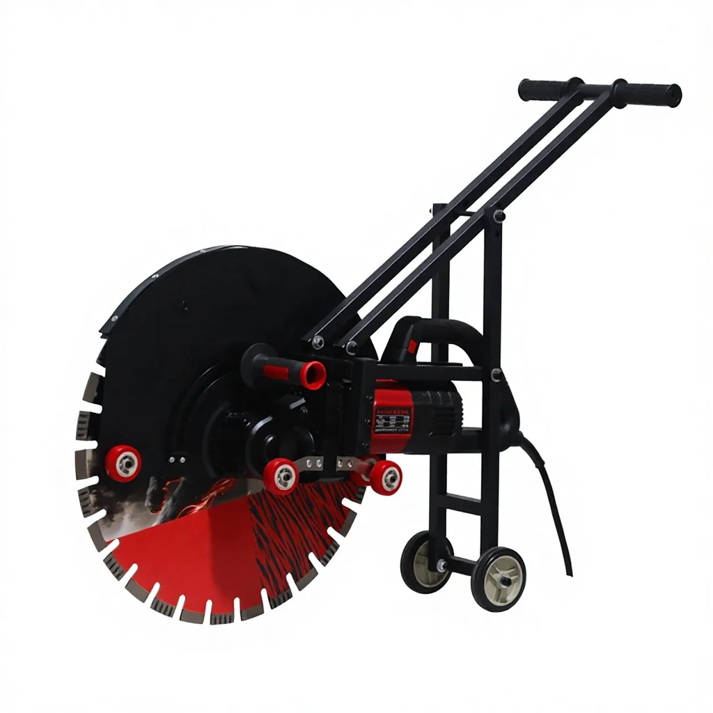

HighFrequency Dust-Free Handheld Circular Saw Wall Cutting Machine 450 Concrete For Door Window Opening Wall Leaning Road