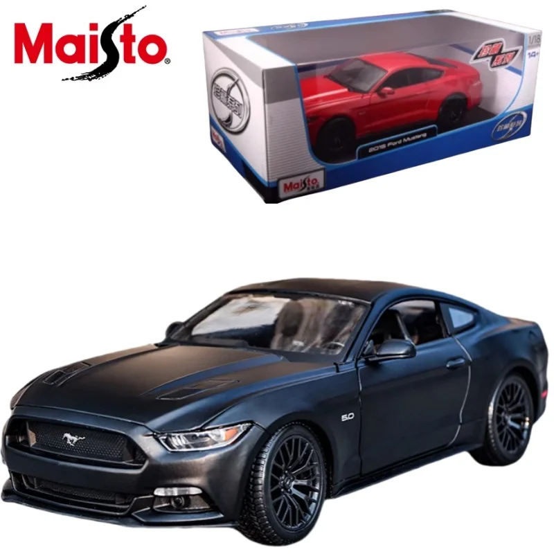 1:18 Ford Mustang muscle car modified alloy compression shaft miniature model,adult decoration,boy toys,children's holiday gifts