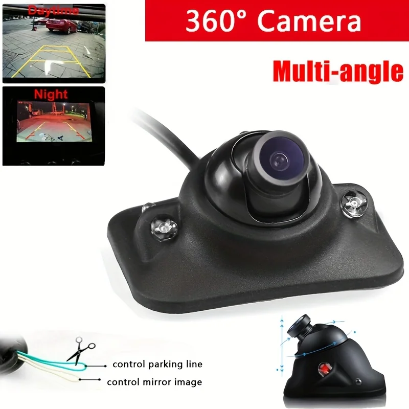 HD Backup Camera, Night Vision & Parking Guide Lines/Easy Installation for Cars, SUVs, RVs, Vans, Pickups