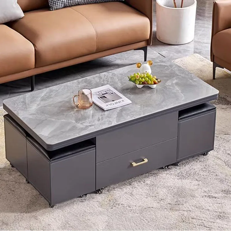 Storage Bedroom Coffee Table Trau Living Modern Mesa Lateral Mobile Coffee Table Minimalist Apartamento Couchtisch Furniture