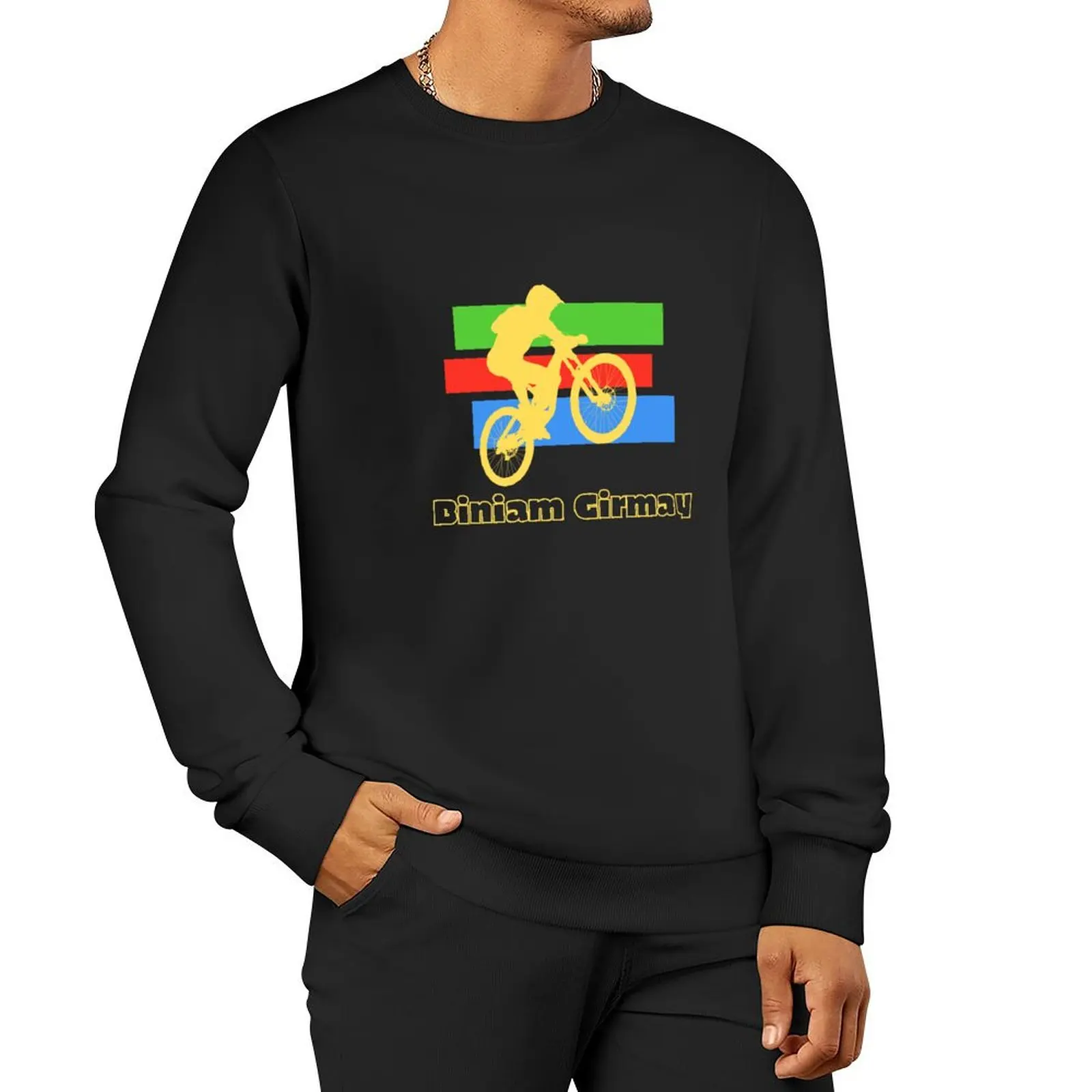 

Biniam Girmay Eritrean Cyclist Pullover Hoodie autumn new products new in hoodies & sweatshirts