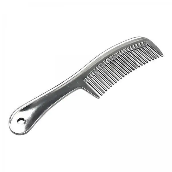 Aluminum Horse Grooming Comb Lightweight Mane Brush Cleaning Tool for Horses Grooming Kits and Pet Care view 2