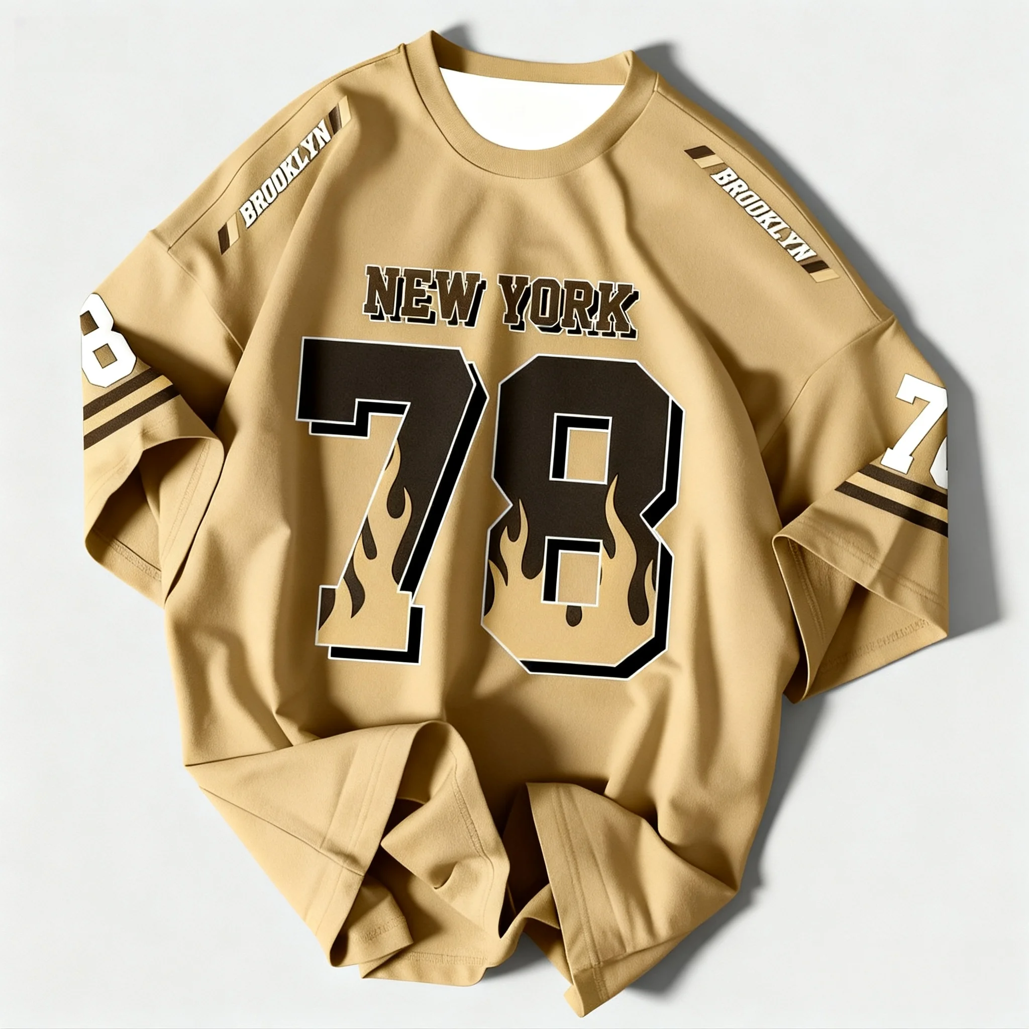 

Летняя повседневная футболка с принтом New York Brooklyn NO.78, спортивная женская повседневная одежда с короткими рукавами, летняя мужская гоночная футболка