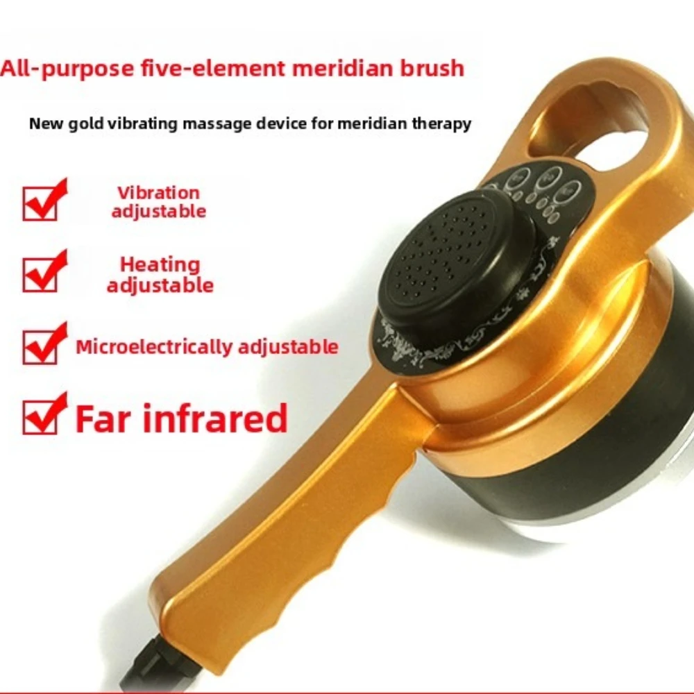 Infrared Micro Current Micro Heat Vibration Massage Brush Body Sculpting Dredge Meridian Health Care Body Slimming Massage Brush