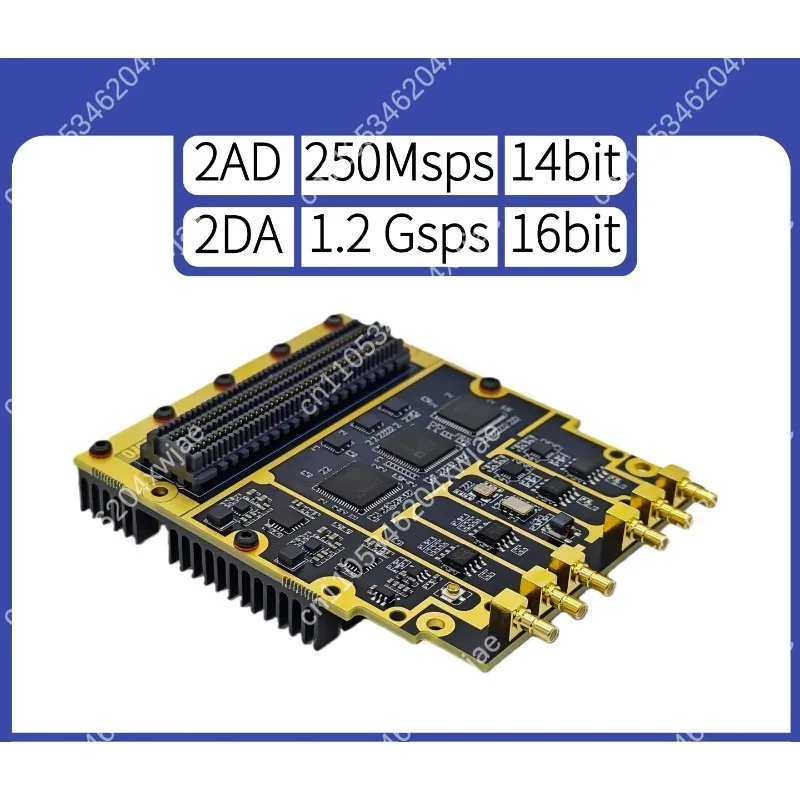 Professional High-Speed Data Acquisition Card 250M ADC 1.2G DAC, AD9643 and AD9122 FMC Module for Waveform Generation