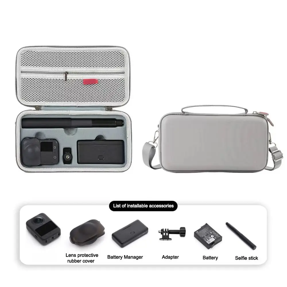 新しい防水収納バッグ防塵ハードシェルハンドバッグ保護ボックス DJI OSMO 360 スポーツカメラ用