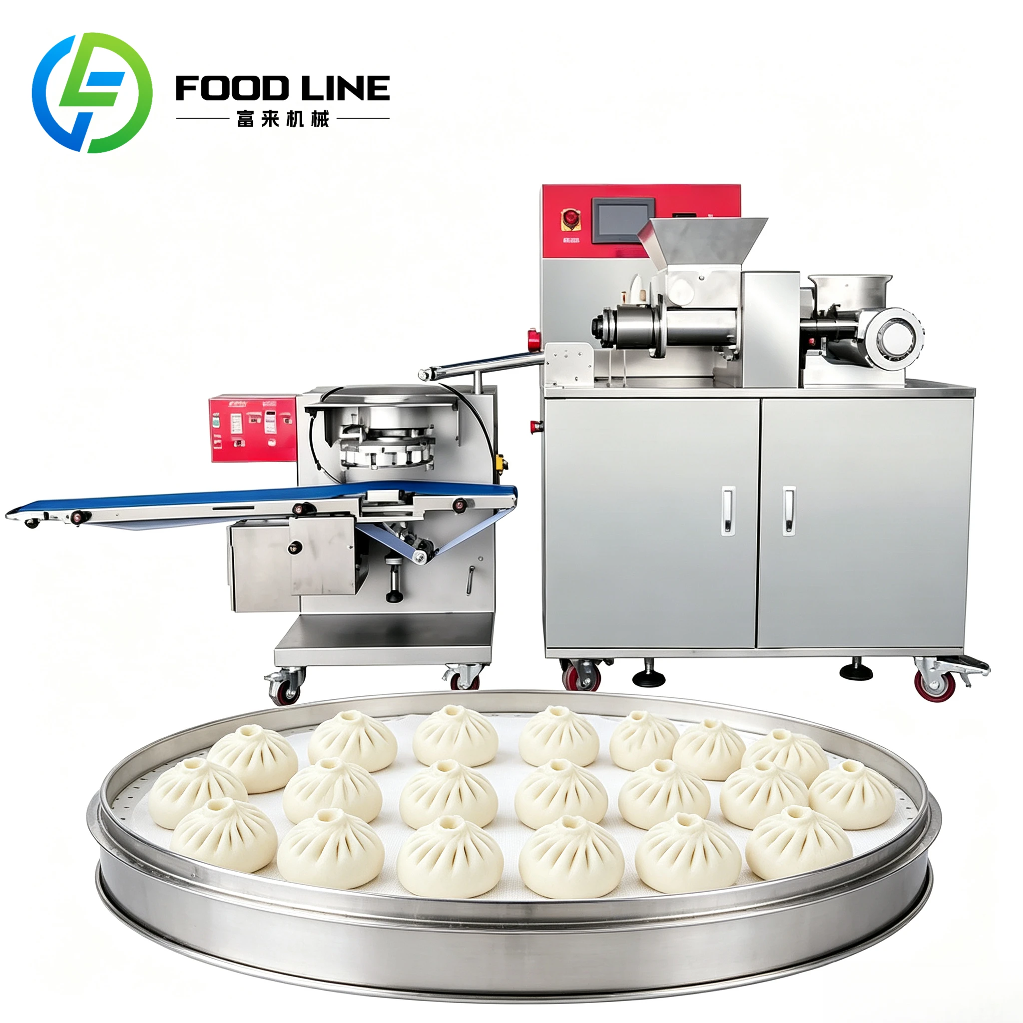 Large Output Automatic Chinese Dim Sum Baozi Making Machine Steamed Bun Commercial Vending Sale Support Custom