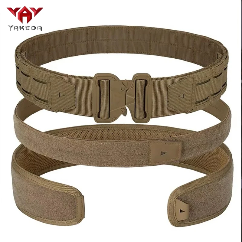 YAKEDA 3 في 1 حزام تكتيكي PALS قطع الليزر مول في الهواء الطلق متعدد الوظائف الصيد واجب الأمن المرور مسدس هواء حزام #2