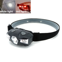 super bright 800LM 5 Modes Mini Led AA Headlamp Headlight Frontal Head Light Torch Red White outdoor Lamp for Camping fishing C1