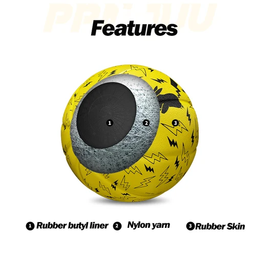 Imagen 2 del producto Juego profesional de baloncesto de alta calidad, tamaño 7, cuero PU, baloncesto callejero para interiores y exteriores con bomba