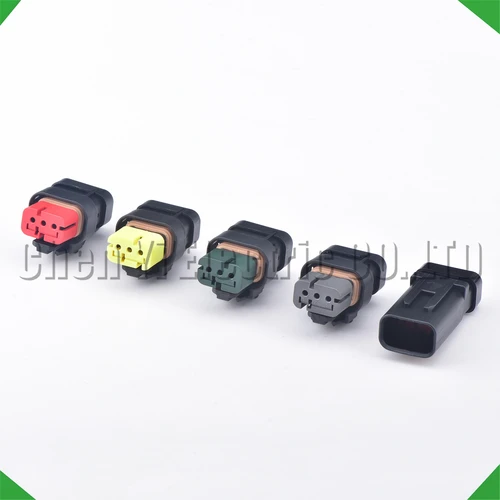 Imagen 2 del producto Conectores automotrices de 3 pines, sensor de árbol de levas de presión, enchufe de arnés de cables 776523-1 776523-2 776429-1 para excavadora CAT Carter