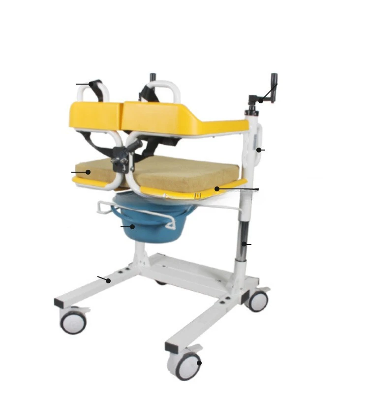 Transfer lift Portable Patient Lift Lifter Elderly Toilet Chair