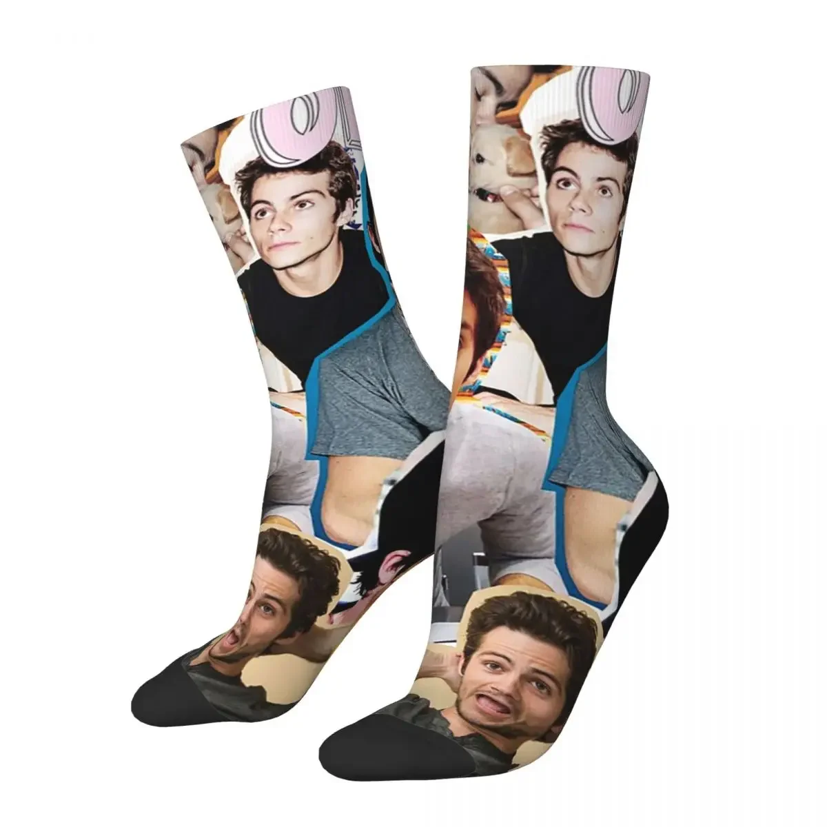 Dylan O'Brien Socks Harajuku Sweat Absorbing Stockings All Season Long Socks Accessories for Man's Woman's Gifts