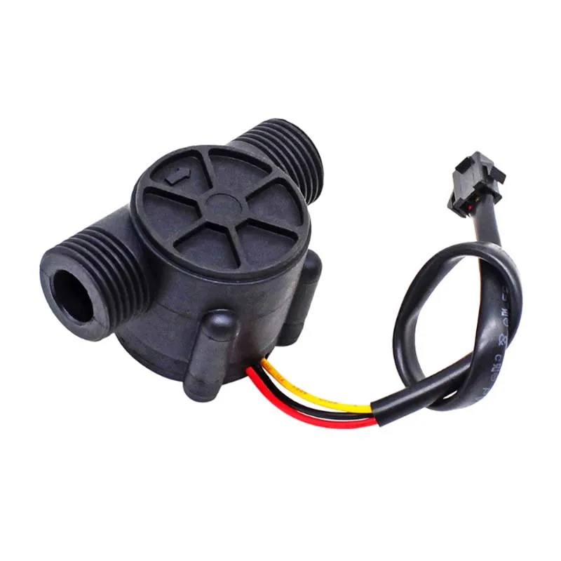 Sensor de fluxo de água dc 5-18v, sensor de fluxo hall, controle de água, fluxo líquido 1-30l/min 2.0mpa, interruptor do sensor YF-S201