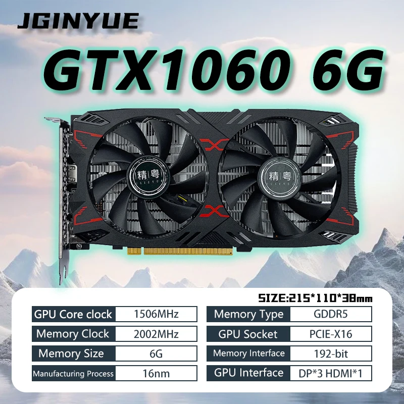 Jginyue GTX1060 6GB… - image