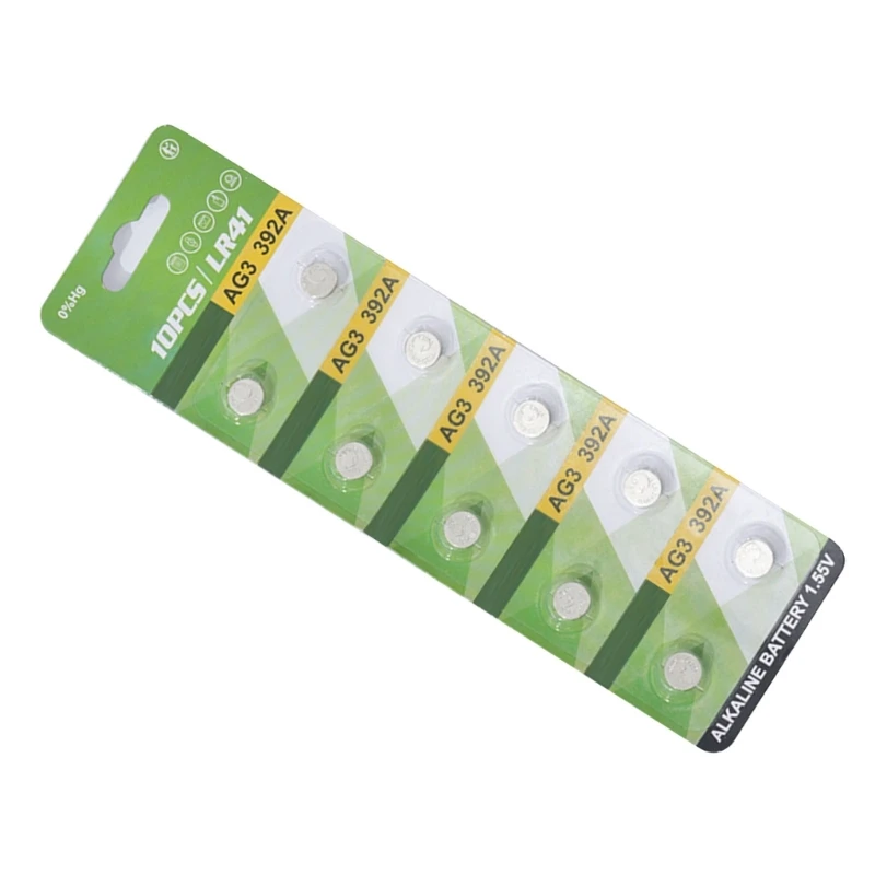 Bộ 10 Pin Nút Kiềm LR1130 LR41 LR44 Cho Máy Tính, Đồng Hồ Và Điều Khiển Từ Xa Đồ Chơi Trang Sức Giọt