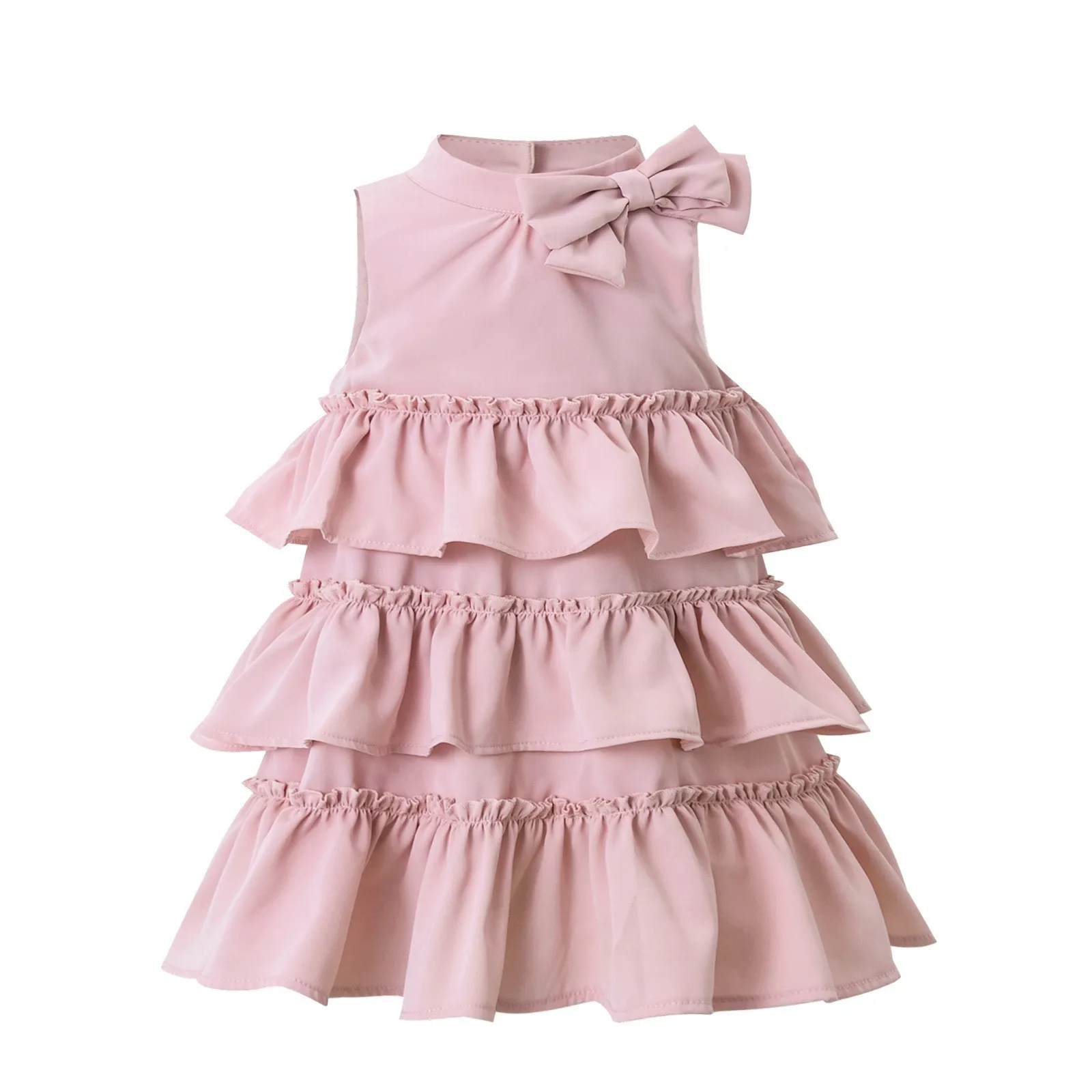 فستان HETISO للفتيات الصغيرات ملابس كاجوال بطبقات للأميرة للأطفال وحفلات أعياد الميلاد من عمر 1 إلى 4 سنوات