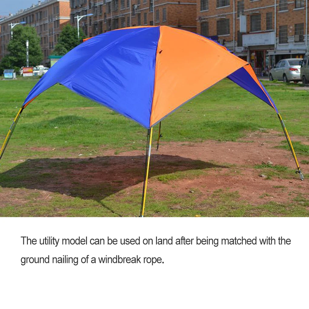 Foldable Portable Kayak Canopy Rainproof Awning Lightweight Sun Shelter Waterproof Wear-resistant Tent Fishing Camping