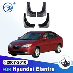 4 PCS Car Wheel Rear Mudguards For Hyundai Elantra HD 2007 2008 2009 2010 Cladding Splash Mud Flaps guards Mudflap Accessories