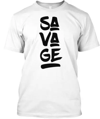 Viral Society Savage T-Shirt Made in the USA Size S to 5XL