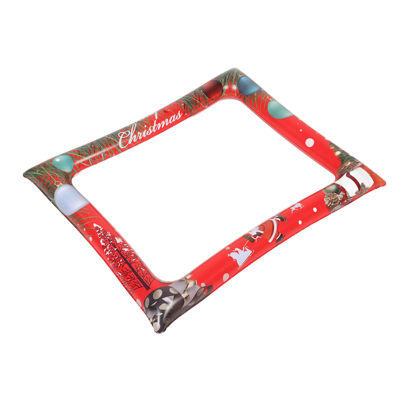 Holiday Inflatable Photo Frame New Year Frames Party Props Red Pvc Christmas Backdrop