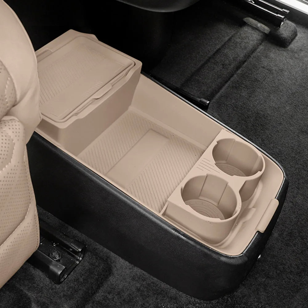 

For EXLANTIX ET EXEED STERRA ET 2024 2025 Multi Functional Storage Box Under Central Control Car Accessories Silicone Pad