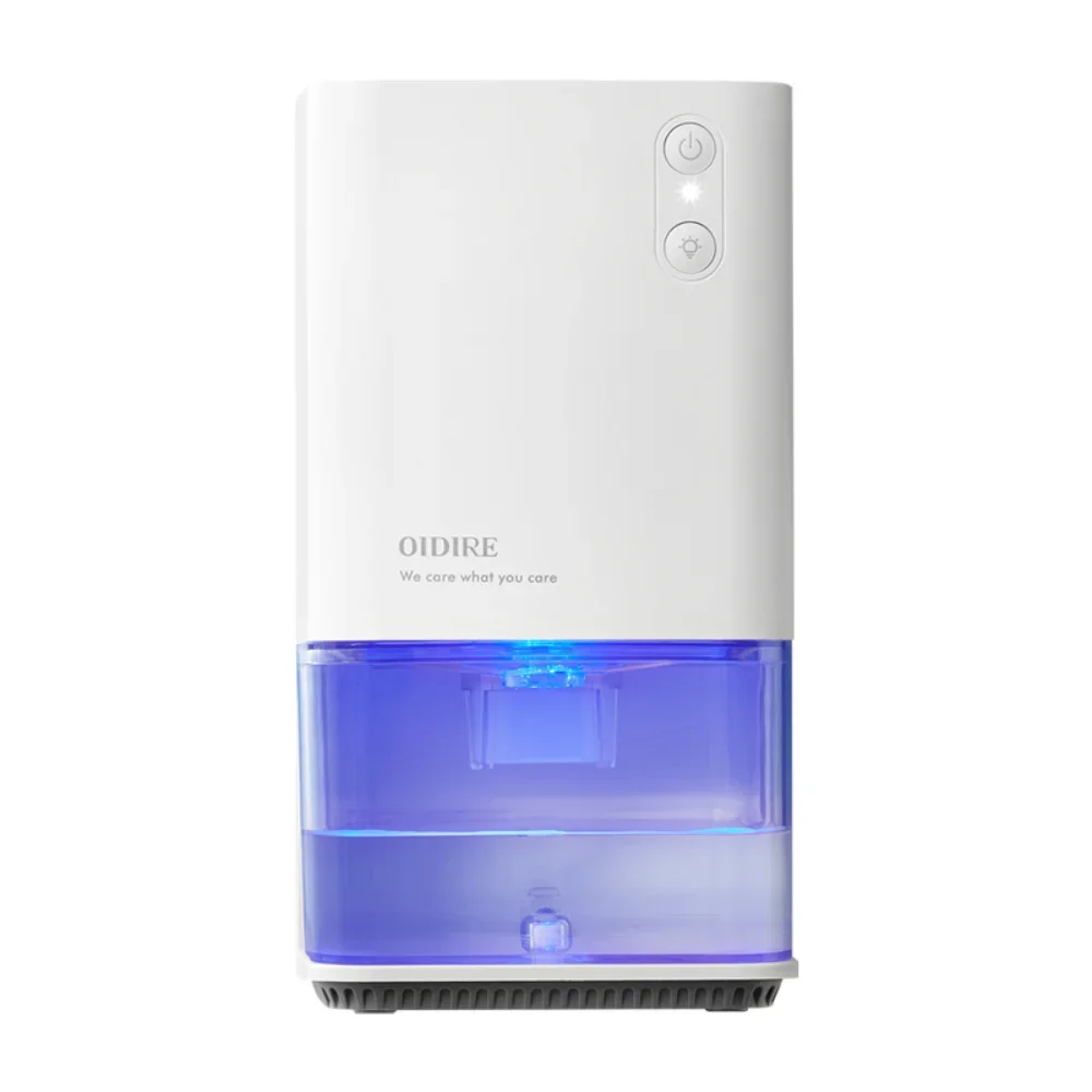 Dehumidifier For Home 1.2L Visual Water Tank Small Dehumidifiers for Bathroom,Moisture Absorption Bedroom Noiseless 33W