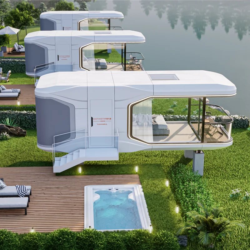 Casa Space Capsule Tiny House Modular Space Capsule House for Space Capsule Mobile Home