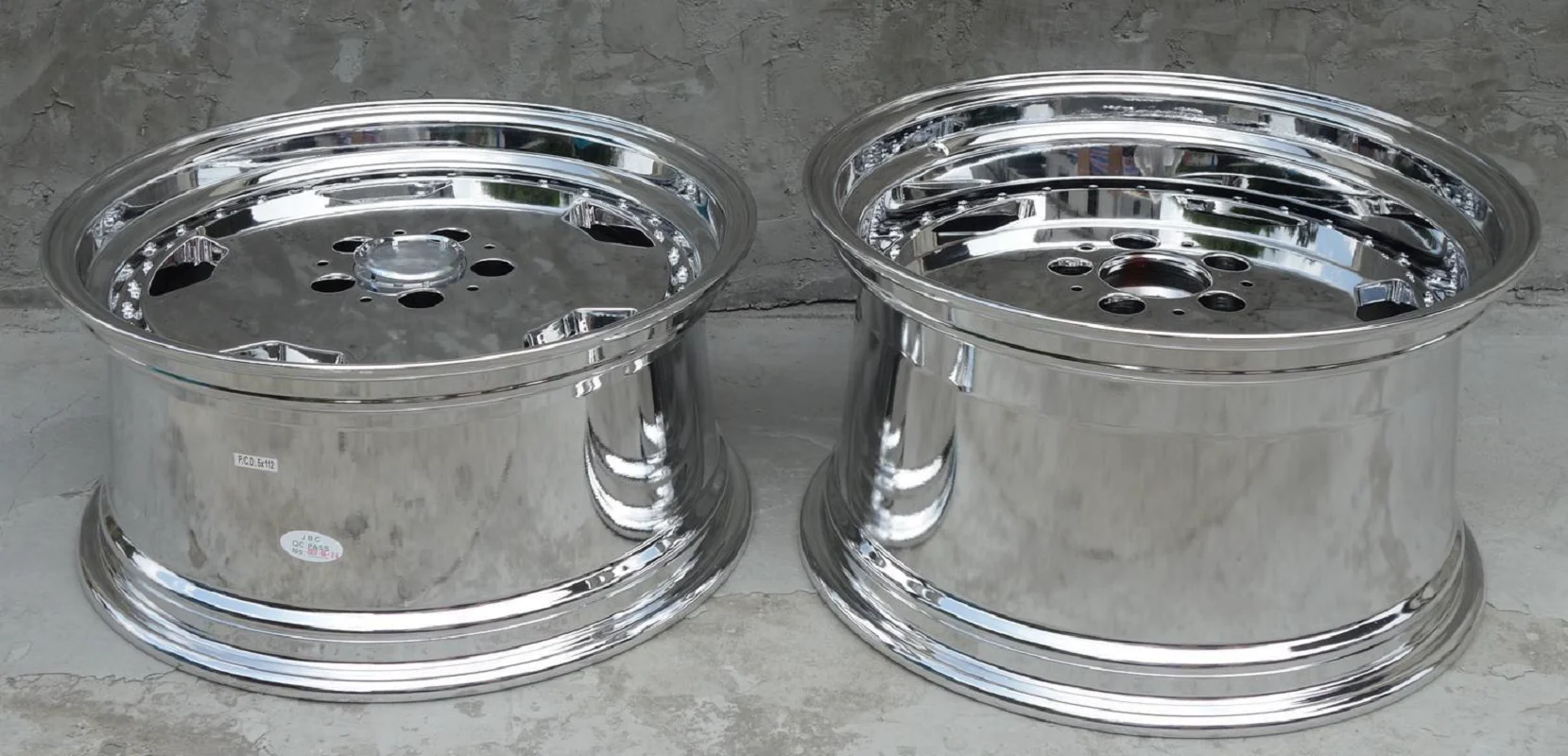 Vacuum Chrome 17 Inch 17x8.0 17x9.5 5x112 Car Accessories Alloy Wheel Rims Fit For Mercedes Benz