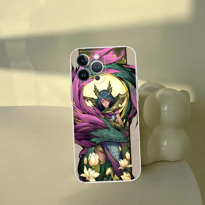 Game League Of L-Legends LOL Phone Case Transparent For Iphone 14Pro 11 12 14 Pro Max Mini 6 6s 7 8 Plus X XR XS SE2020 Shell