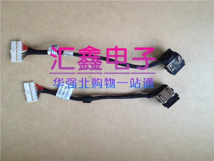 DC Power Jack dengan Kabel untuk Dell 15R 3520 15R-3520 Kabel Flex Laptop DC-IN