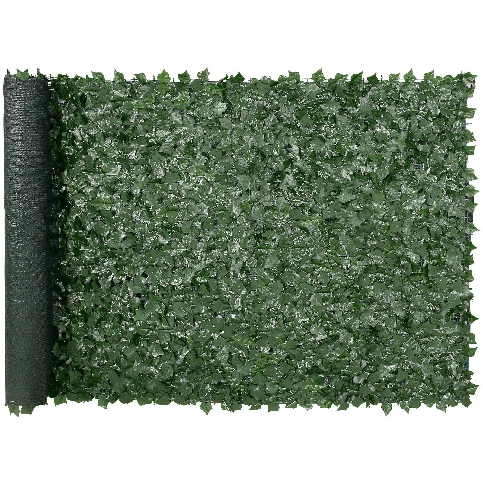 

Забор VEVOR Privacy Ivy, искусственный зеленый настенный экран 59 x 118 дюймов, зеленый забор из плюща с сетчатой тканевой опорой и усиленным джойстиком