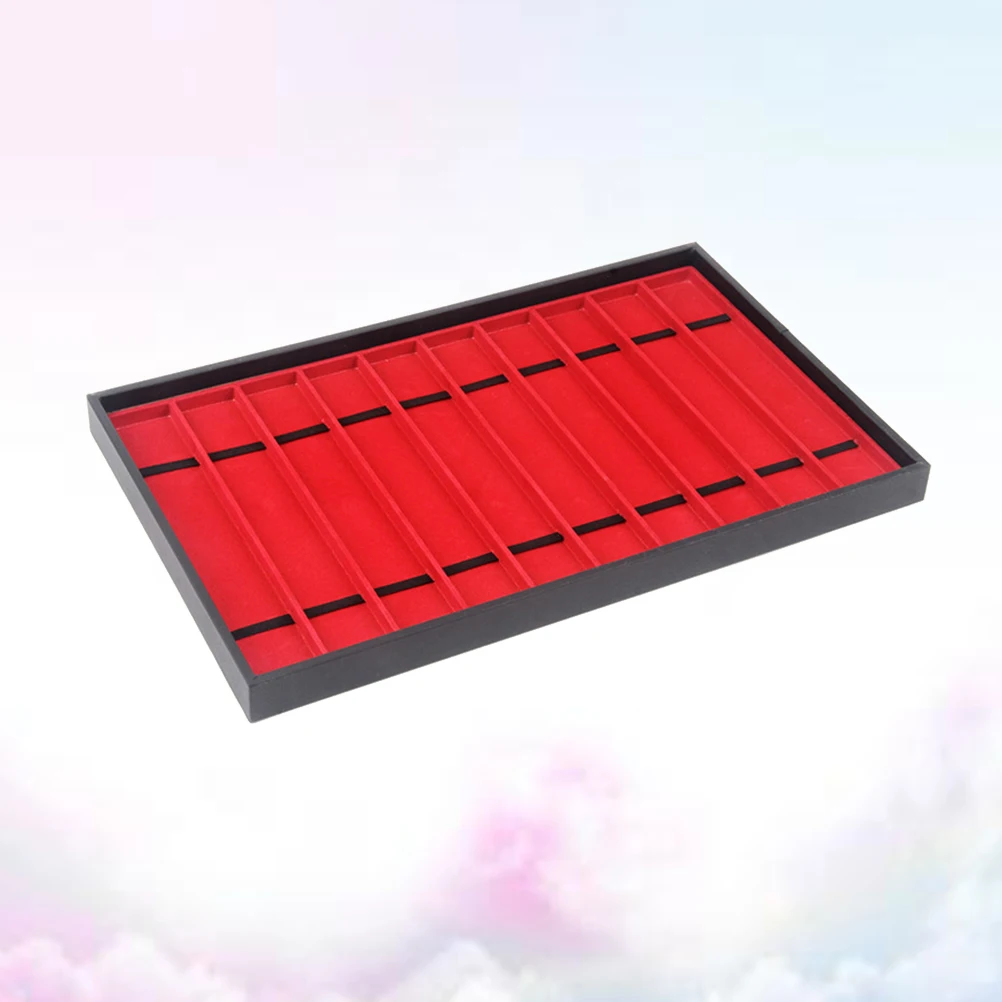 

10pcs Watch Tray Flannelette Storage Display Case for Watches Bracelets Jewelry ganizer Bedroom Bathroom Collector