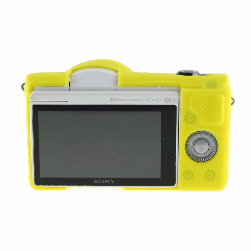 Силиконовый резиновый защитный чехол для тела для Sony Alpha A5000 A5100 A6000, защитная мягкая сумка для беззеркальной камеры