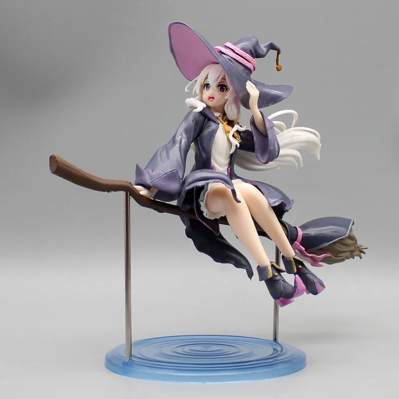 The Witch's Journey Anime Figure Flying Broom Intern Witch Ilyina Kawai Pretty Girl Model Statue Action Doll decoration Toy Gift