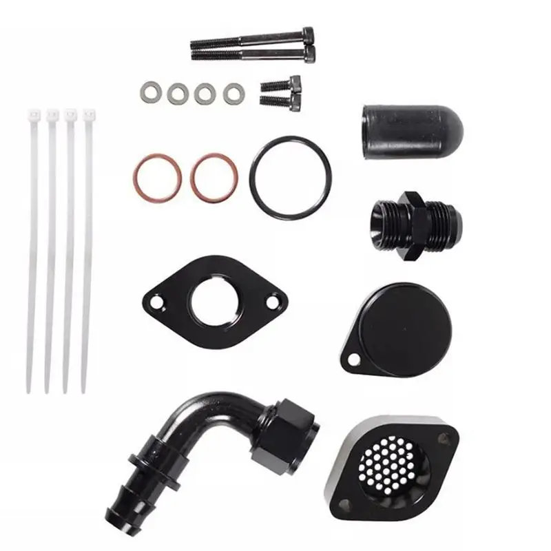 

AEF2-Turbo Piping Kit CCV Crank Case Vent Reroute Basic Kit For 2011-2020 Ford 6.7L Powerstroke Diesel