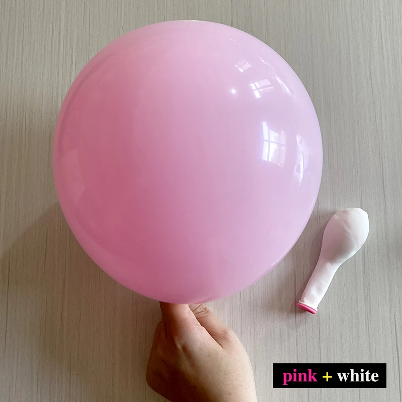 10-12inch Double Layer Balloon White Pink Tiffany Blue Colorful Thickened Latex Balloons Birthday Party Wedding Decoration Arch