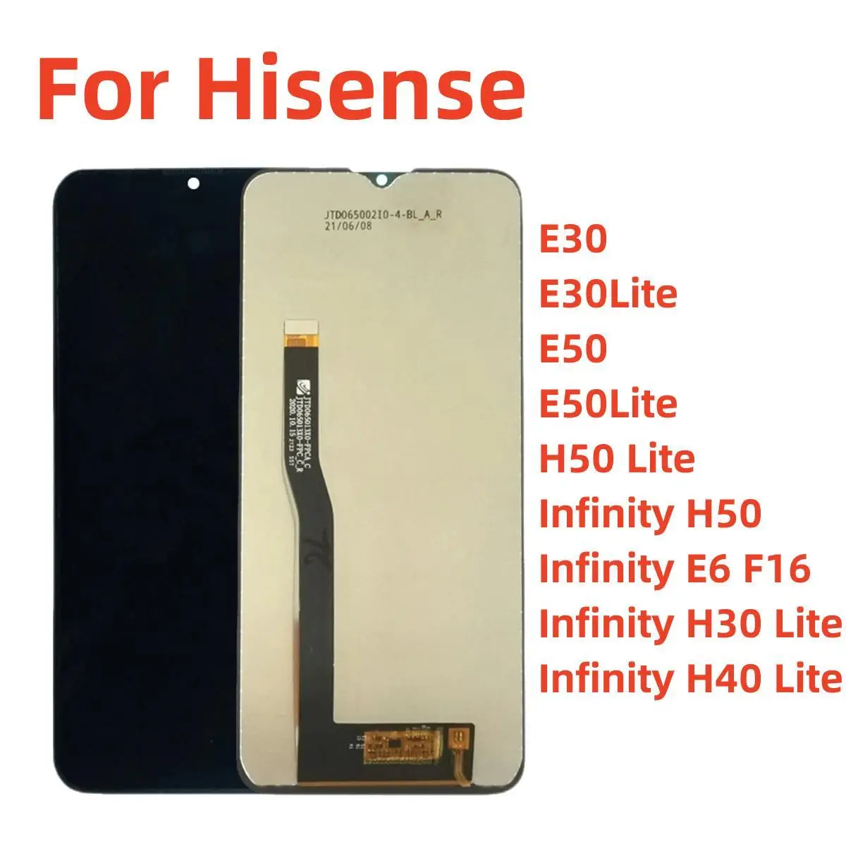 

Original For Hisense H50 Lite E30 E50 E6 Display LCD Touch Screen Digitizer Assembly Replacement For Hisense Infinity H50