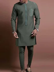 Ropa africana de moda para hombres, trajes y camisas Dashiki elegantes con patrones únicos y colores vibrantes