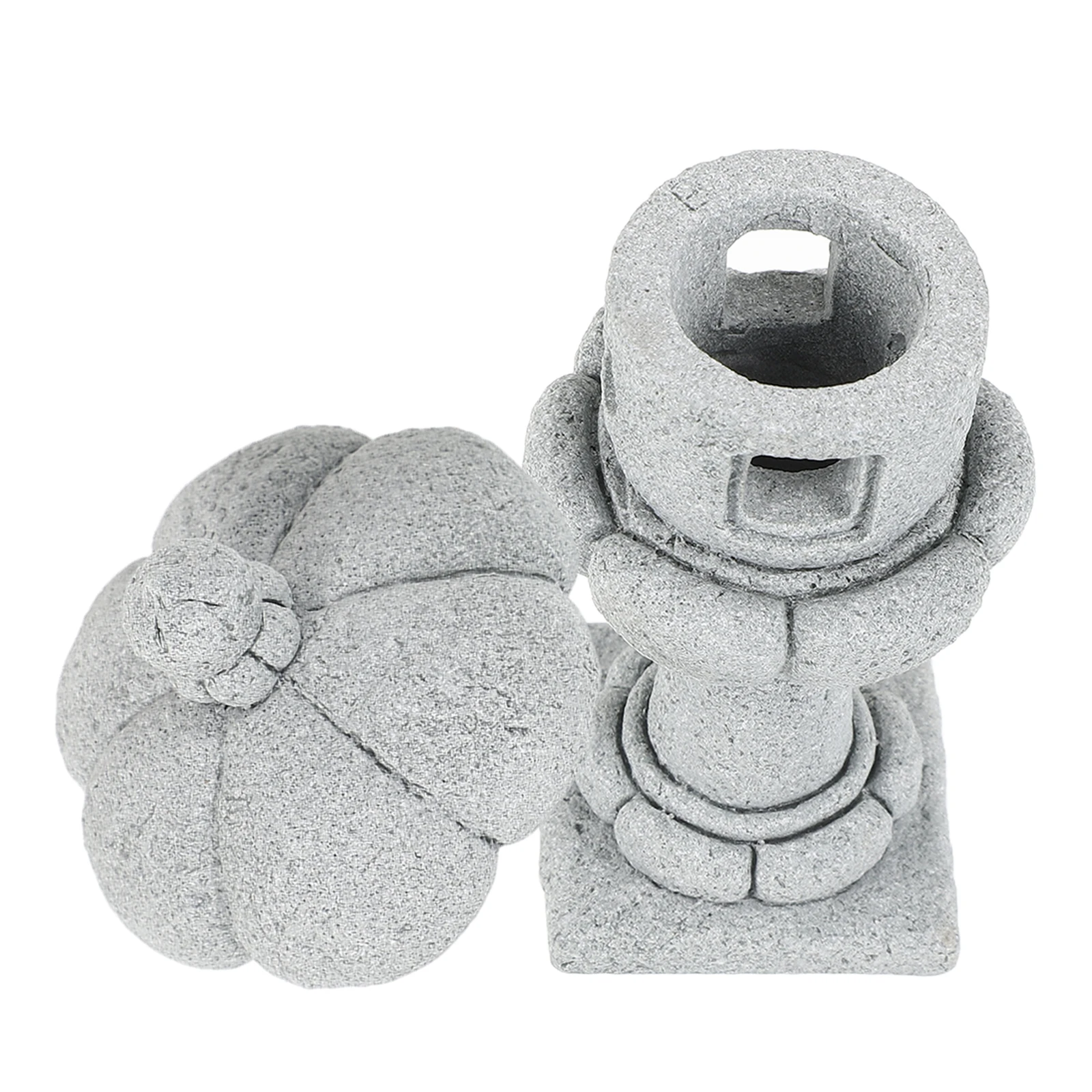 

1pcs Stone Lantern Statue Mini Pagoda Garden Decor Zen Bonsai Micro Landscape Ornaments Japanese Aquarium Tower Outdoor
