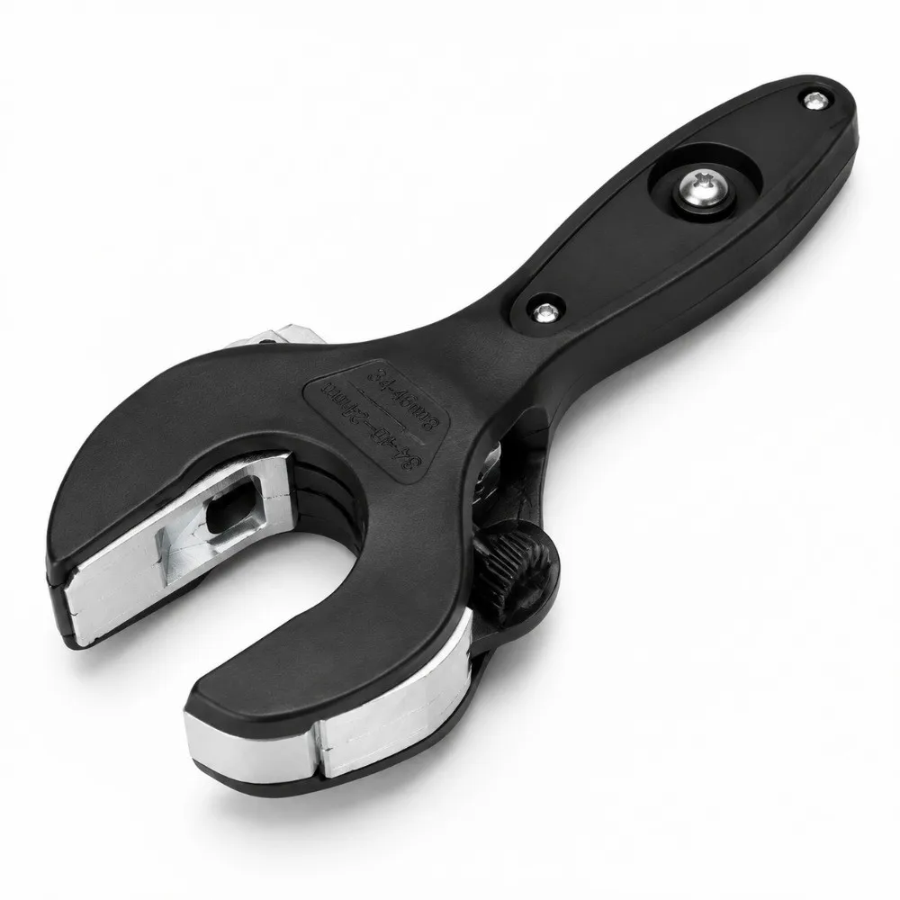 Ratcheting Mechanism Ratcheting Tubing Cutter 2 In 1 Function 5/16 To 1-1/8 Inch Copper Pipe Cutter Close Quarters Design