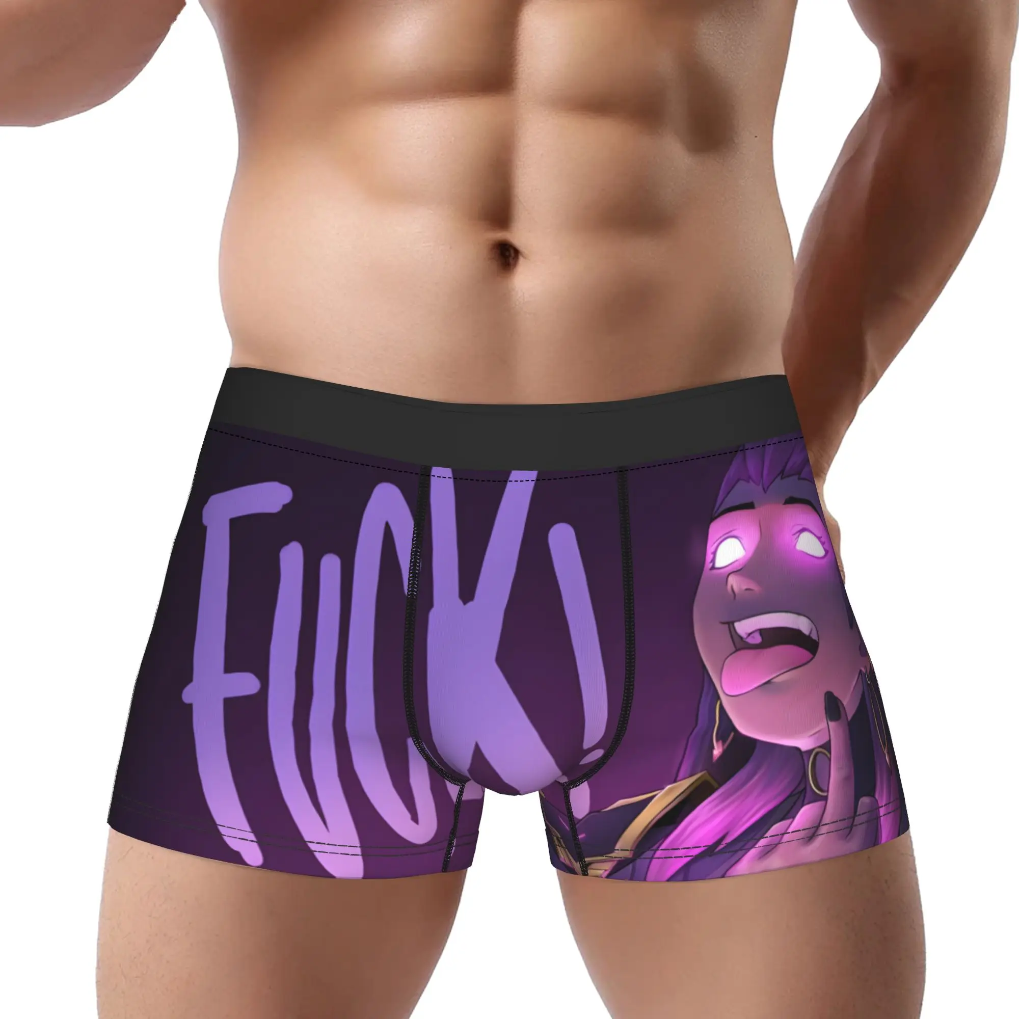 1piece V-Valorant FPS Game FK Reyna Vampire Underpants Breathbale Panties Male Underwear Comfortable Shorts
