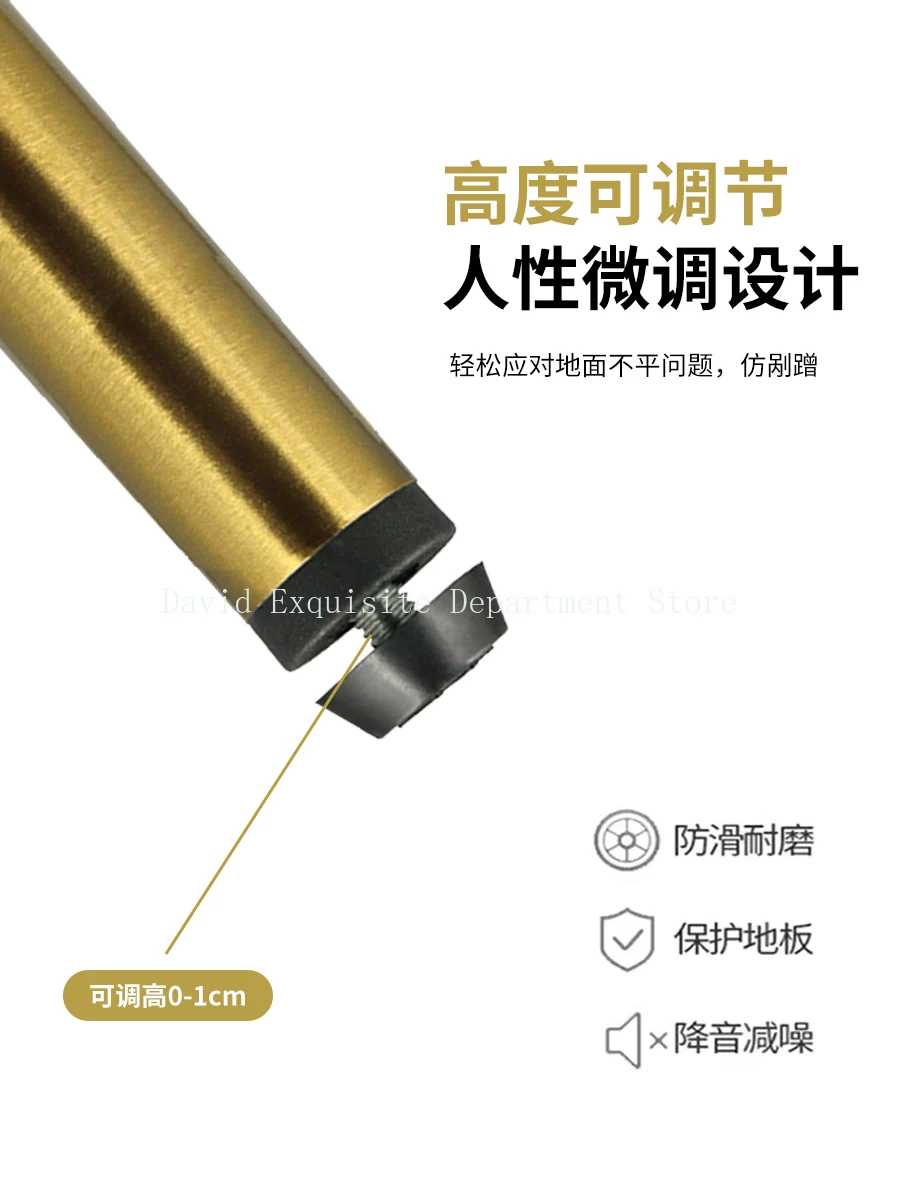 4pcs Light Luxury Metal Thickened Bathroom Cabinet TV Cabinet Table Edge Support Legs Sofa Feet Hardware Feet Tea Table Feet
